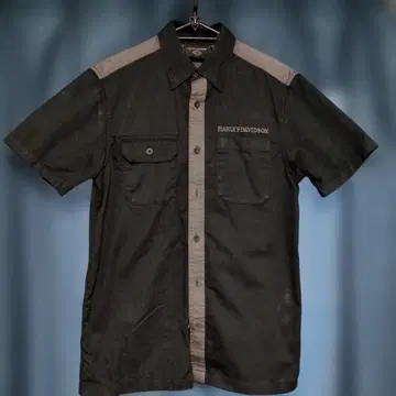 할리데이비슨 워크 셔츠 사이즈 s 일본 사이즈로 M~L 상당