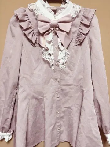 액세서리 리본 긴팔 셋업