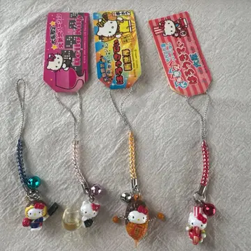 지역 한정 헬로키티 방울 스트랩 오사카 4개 세트