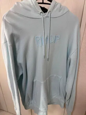 RIPNDIP 스카이블루 후드티 L 사이즈