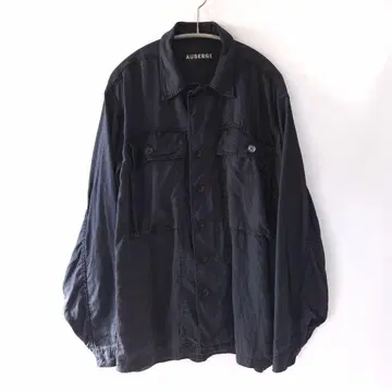 23ss AUBERGE DOUDEVILLE 인디고 린넨 셔츠 자켓