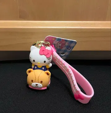 키티 헬로키티 키링 러버 키링 자동차