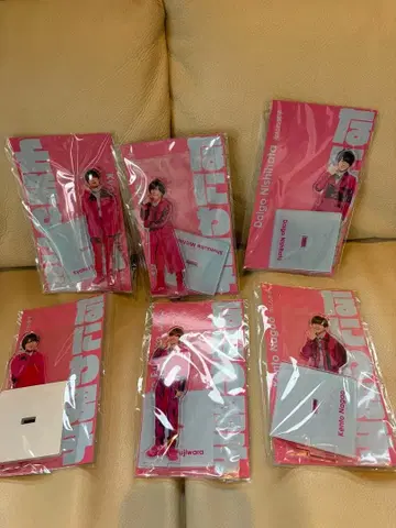 나니와단시 아크릴 스탠드 6개 세트