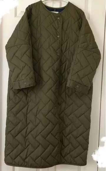 프릭스스토어 퀼팅 롱 코트