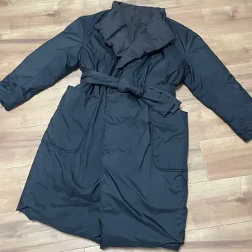 ROPE' 로페 리버서블 롱 다운 코트 벨트 따뜻한 새상품급