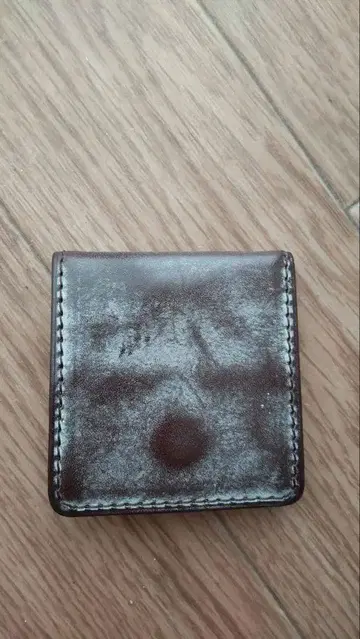 HIS-FACTORY 히즈팩토리 코인 케이스 초코 (고스트 가죽)