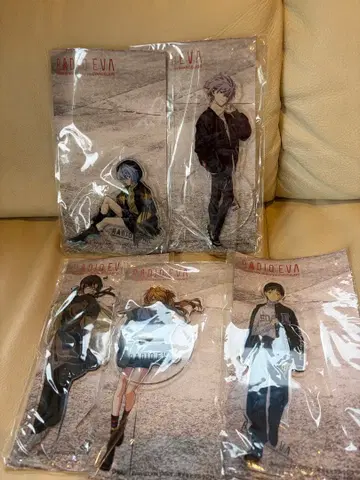 에반게리온 아크릴 스탠드 5체 세트