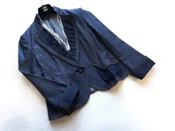 히로코비스 이소재 편의점 데님 자켓 9호