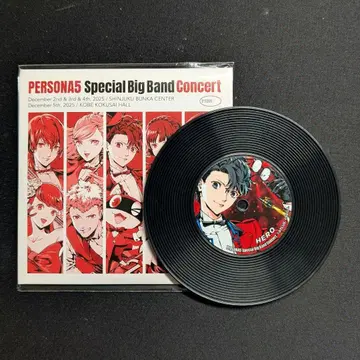 페르소나 5 빅밴드 콘서트 레코드풍 코스터 주인공