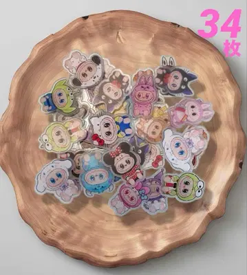 러브부 아크릴 부품 4cm 34개 묶음 판매