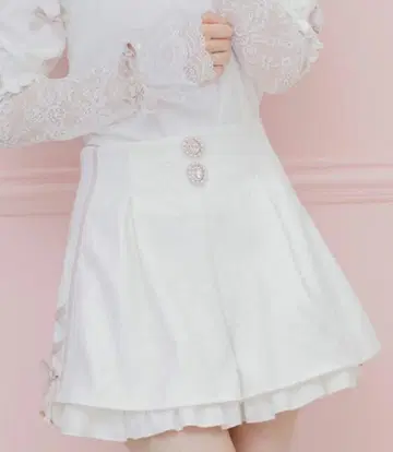 ROJITA 전체 레이스 사이드 라인 숏팬츠