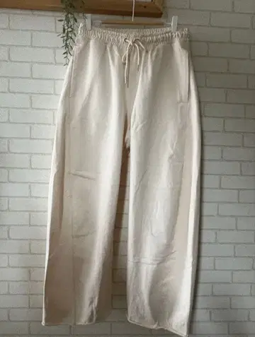 B.C STOCK DD 천축 맨투맨 배기 팬츠 M 내추럴