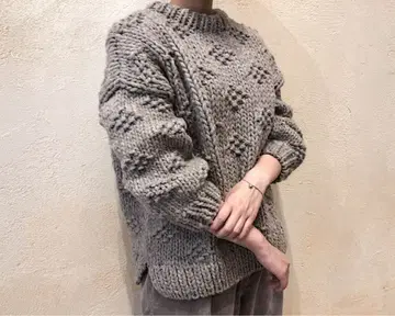 nest Robe 네스트로브 페루 핸드 니트 풀오버 BEIGE