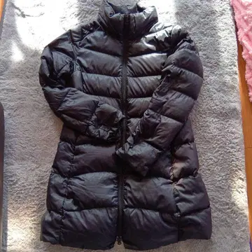 UNIQLO 블랙 다운 자켓 M 사이즈 블랙 롱