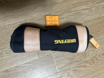 초레어 BRIEFING 우드용 골프헤드커버 블랙/오렌지