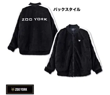 [ 새상품 ] ZOO YORK 보아 자켓 블랙 LL