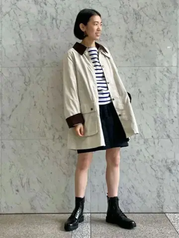 MACPHEE 피치 웨더 하프 코트