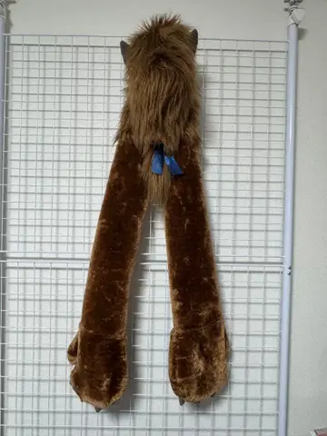 디즈니 미녀와 야수 야수 팬 캡 머플러