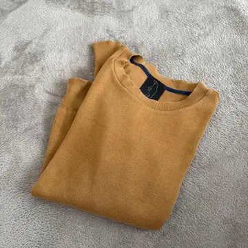 츠키노와 코트 니트 카멜 와플리쉬 와플