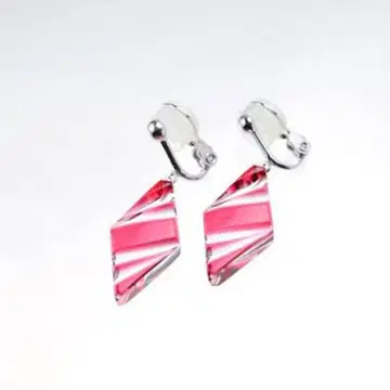 사츠마 키리코 귀찌 핑크 다이아몬드형