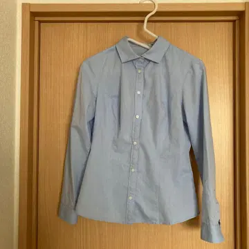 overE 코튼 캐주얼 셔츠(레귤러) 블루