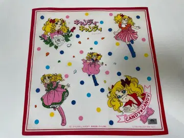 [ 미사용품 ] 당시물 도에이 동영상 캔디 캔디 손수건 C-TK2785