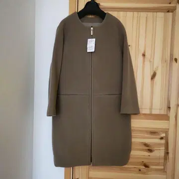 NOBLE 노카라 지퍼 코트 차이로 36 사이즈 택 포함 새상품