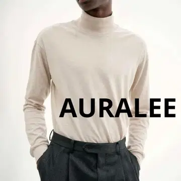 AURALEE SEAMLESS HI NECK L/S TEE 5