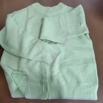 niko and - 연한 녹색 가디건 L