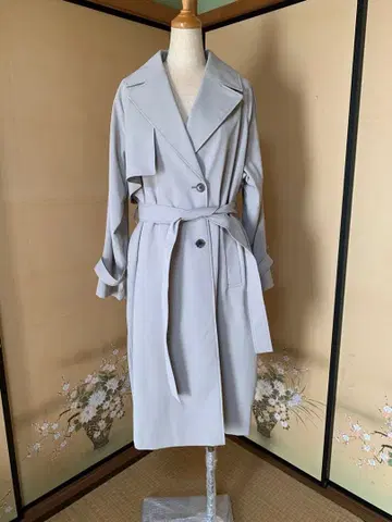 나노 유니버스 트렌치코트 핑크 그레이