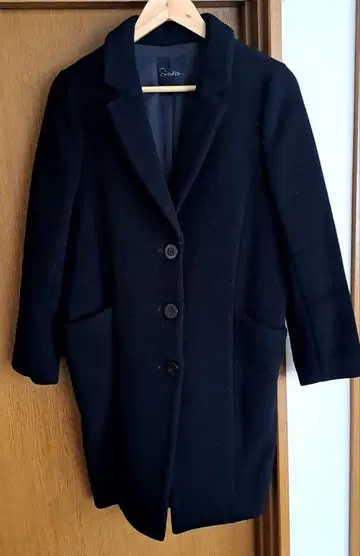 어반 리서치 Rosso 롱 코트 블랙 프리 사이즈