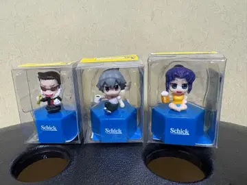 에반게리온 Schick 피규어 3개 세트 이어폰 잭 핀
