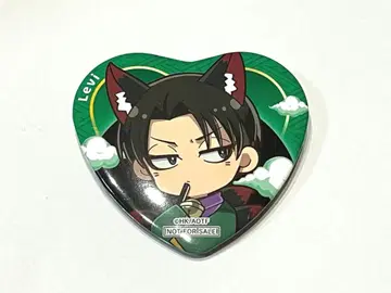 진격의 거인 프린세스 카페 구미 하트 캔뱃지 리바이