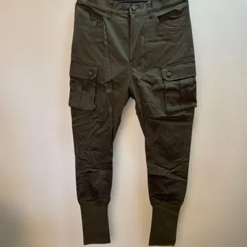 glamb 카고 팬츠 올리브색 4 포켓
