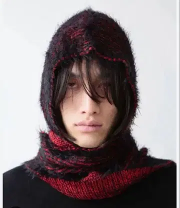 ORIMI 샤기 후드 머플러