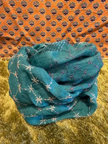 도쿄 칸칸 자수 스톨 새상품