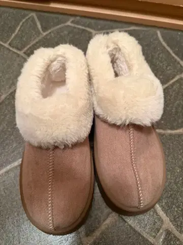 GRL 베이지 스웨이드 어그 부츠