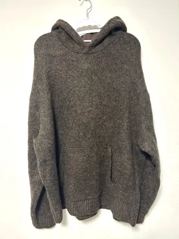 니트 후드티 아바클로