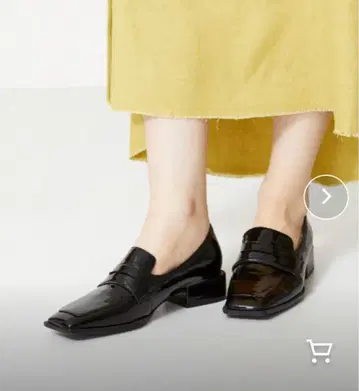 NICAL 로퍼 에나멜 24cm 블랙