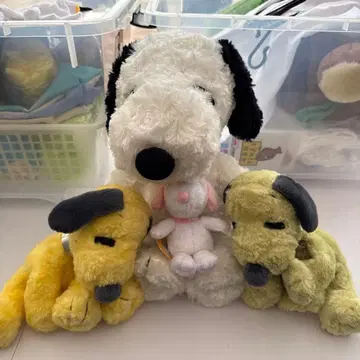 스누피 봉제 인형 세트