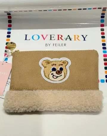 러브러리 바이 페이 페이 올드 테디 와펜 보아 파우치 미사용 새상품