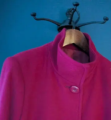 L 사이즈 양모 캐시미어 혼방 롱 코트