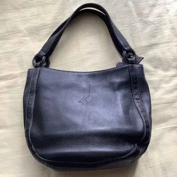 KITAMURA 블랙 가죽 숄더백