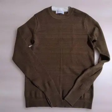 TOMORROWLAND 카키 크루넥 스웨터