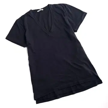 [ 새상품급 ] 오라리 반팔 T셔츠 V넥 코튼 100% 일본제 네이비 1