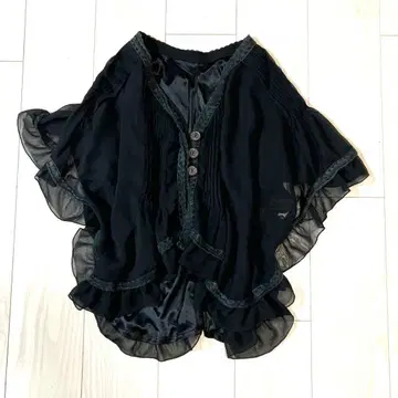 y2k 00s 페어리 그런지 모리걸 헤이세이 갸루 레이스 판초