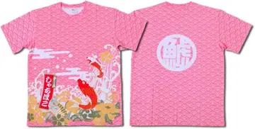 팀 샤치호코 공식 굿즈 팀 샤치호코의 초대 T셔츠 핑크 S사이즈