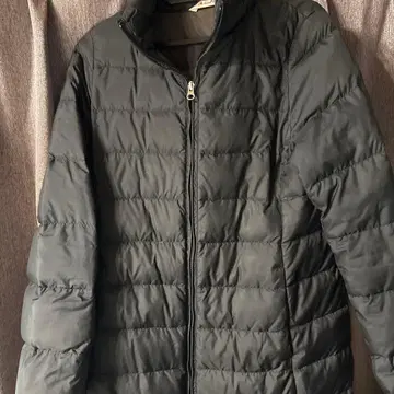 새상품급 블랙 퀼팅 롱 다운 자켓