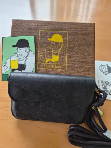 BEERBELLY 페스티벌 푸에블로 가죽 블랙