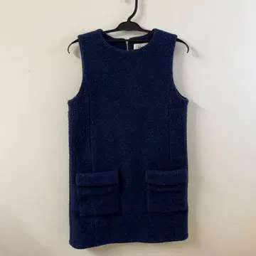 Mila Owen 네이비 슬리브리스 원피스 (뒷지퍼 포함)